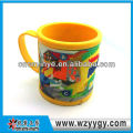 promocionales 3D suave del pvc, taza, taza